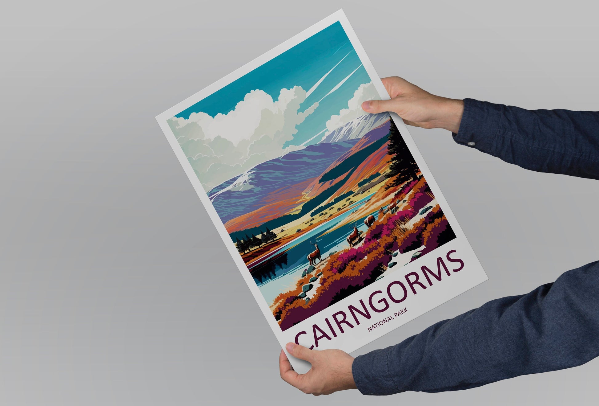 Cairngorms Print Cairngorms Home Decor Landscape Art Print Cairngorms Wall Art for Scotland Enthusiast Gift Wall Hanging Cairngorms Scotland