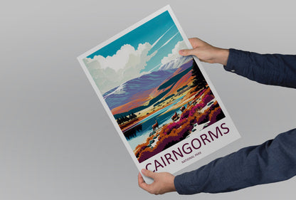 Cairngorms Print Cairngorms Home Decor Landscape Art Print Cairngorms Wall Art for Scotland Enthusiast Gift Wall Hanging Cairngorms Scotland