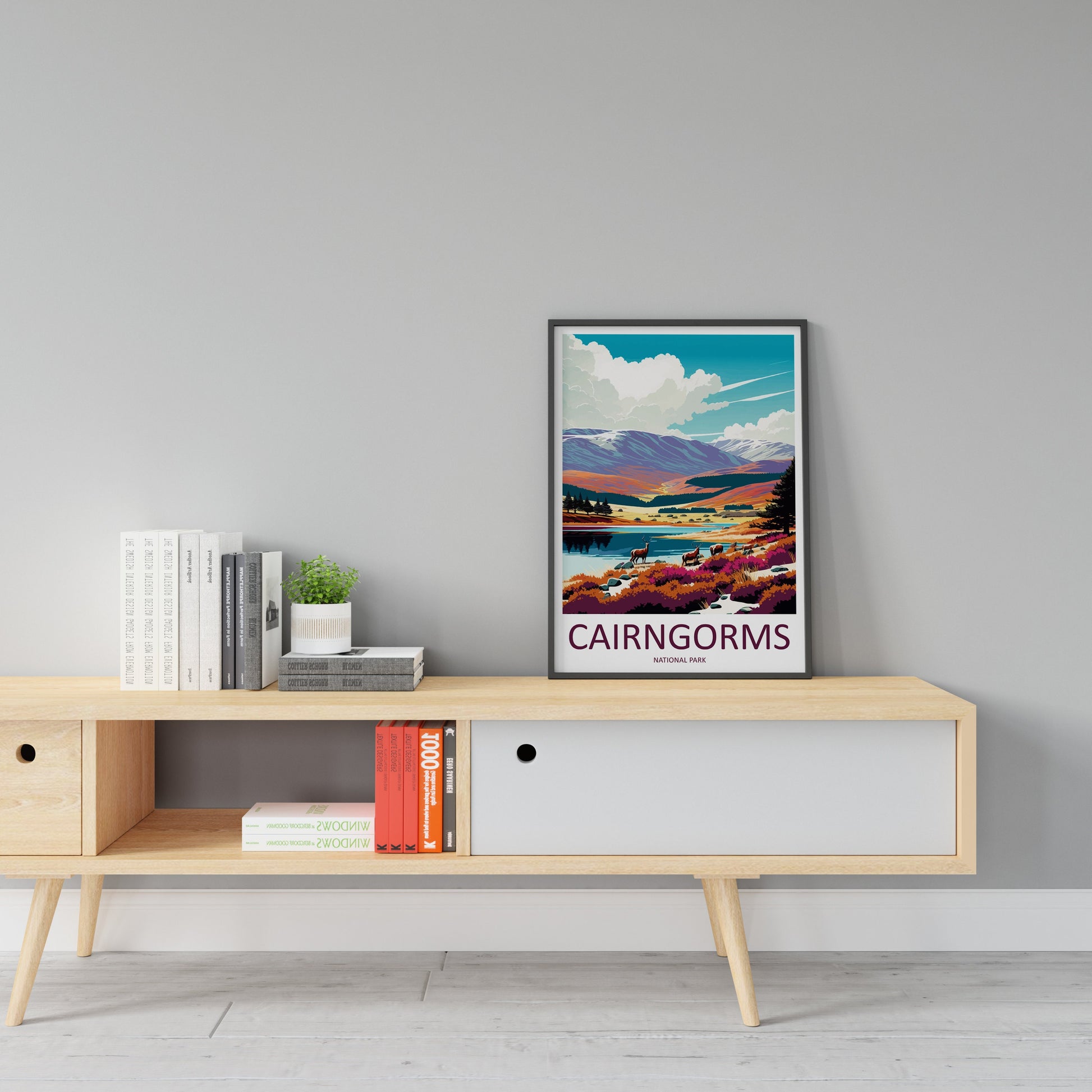 Cairngorms Print Cairngorms Home Decor Landscape Art Print Cairngorms Wall Art for Scotland Enthusiast Gift Wall Hanging Cairngorms Scotland