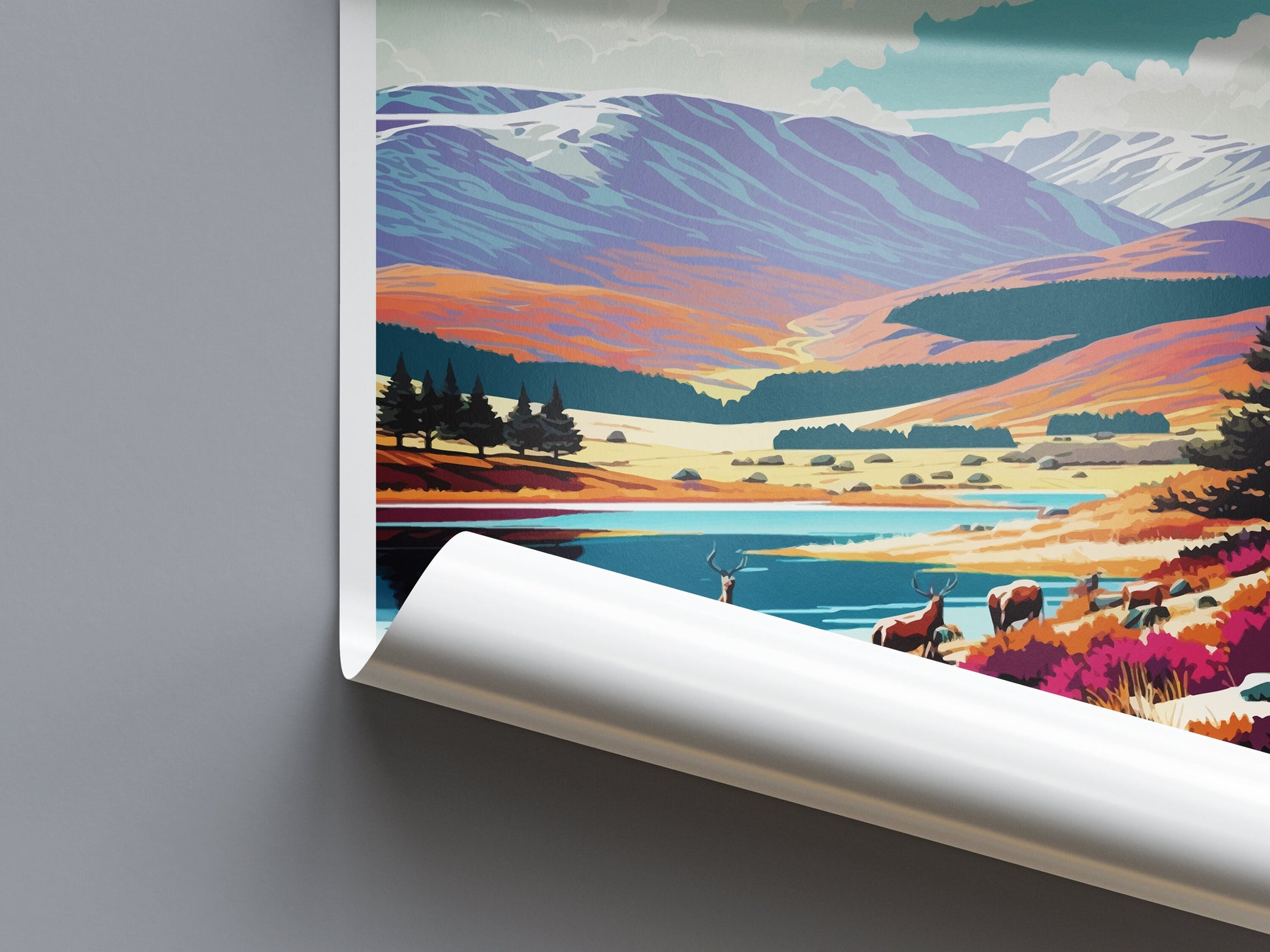 Cairngorms Print Cairngorms Home Decor Landscape Art Print Cairngorms Wall Art for Scotland Enthusiast Gift Wall Hanging Cairngorms Scotland