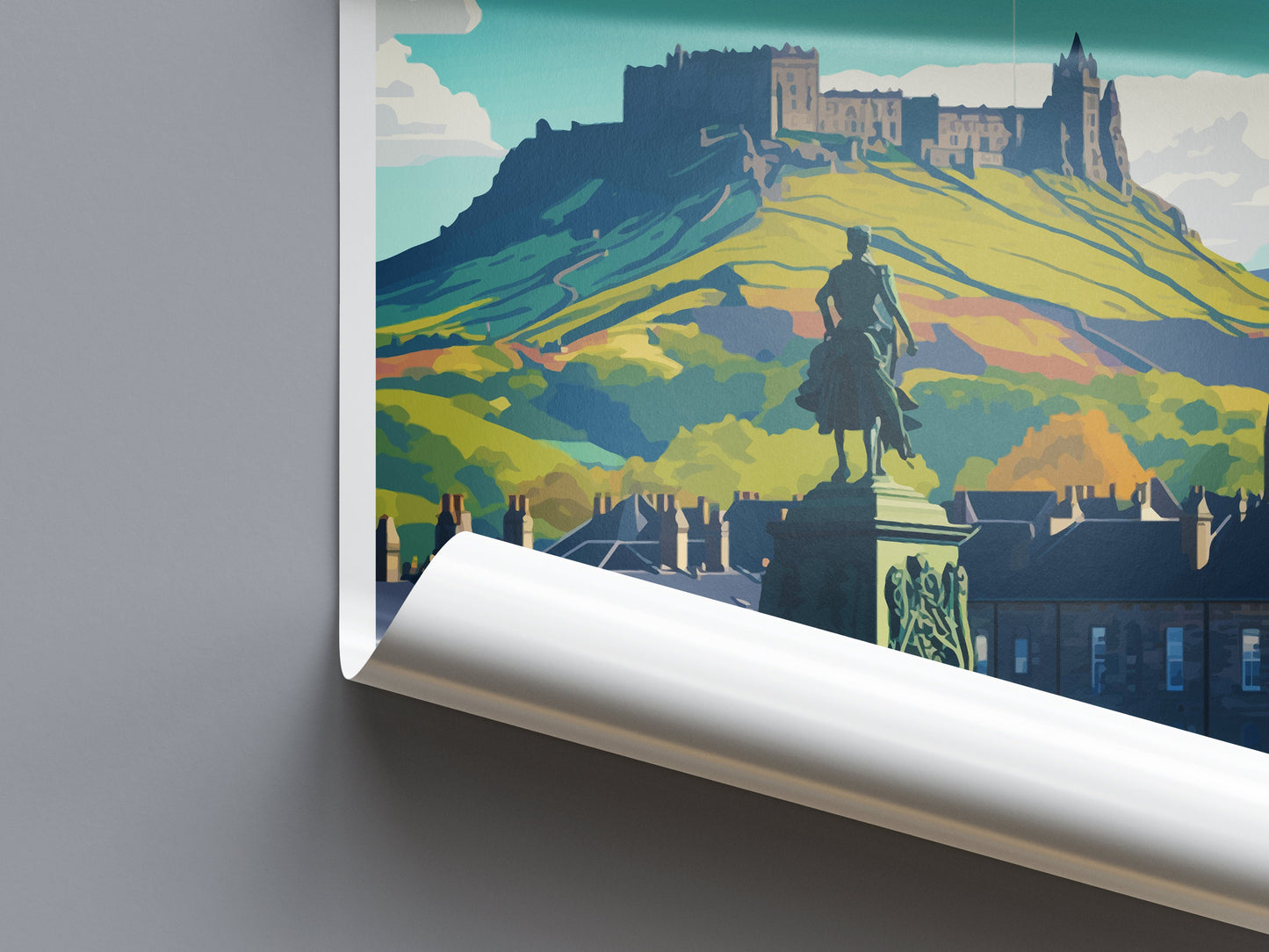 Stirling Print Stirling Home Décor Scotland City Art Print Stirling Wall Art for Scotland Enthusiast Gift Wall Hanging Stirling Cityscape