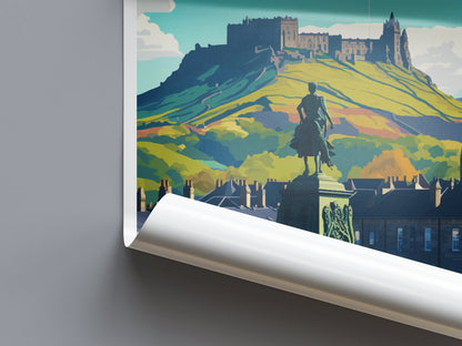 Stirling Print Stirling Home Décor Scotland City Art Print Stirling Wall Art for Scotland Enthusiast Gift Wall Hanging Stirling Cityscape