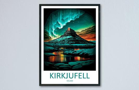 Kirkjufell Travel Print Wall Art Kirkjufell Wall Hanging Home Décor Kirkjufell Gift Art Lovers Iceland Art Lover Gift Kirkjufell Wall Print