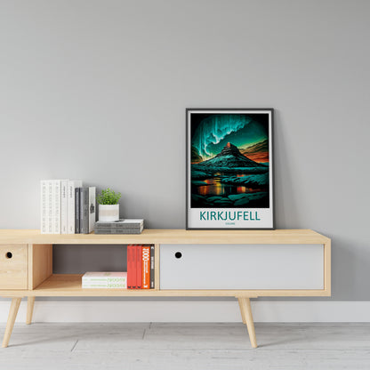 Kirkjufell Travel Print Wall Art Kirkjufell Wall Hanging Home Décor Kirkjufell Gift Art Lovers Iceland Art Lover Gift Kirkjufell Wall Print