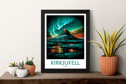 Kirkjufell Travel Print Wall Art Kirkjufell Wall Hanging Home Décor Kirkjufell Gift Art Lovers Iceland Art Lover Gift Kirkjufell Wall Print