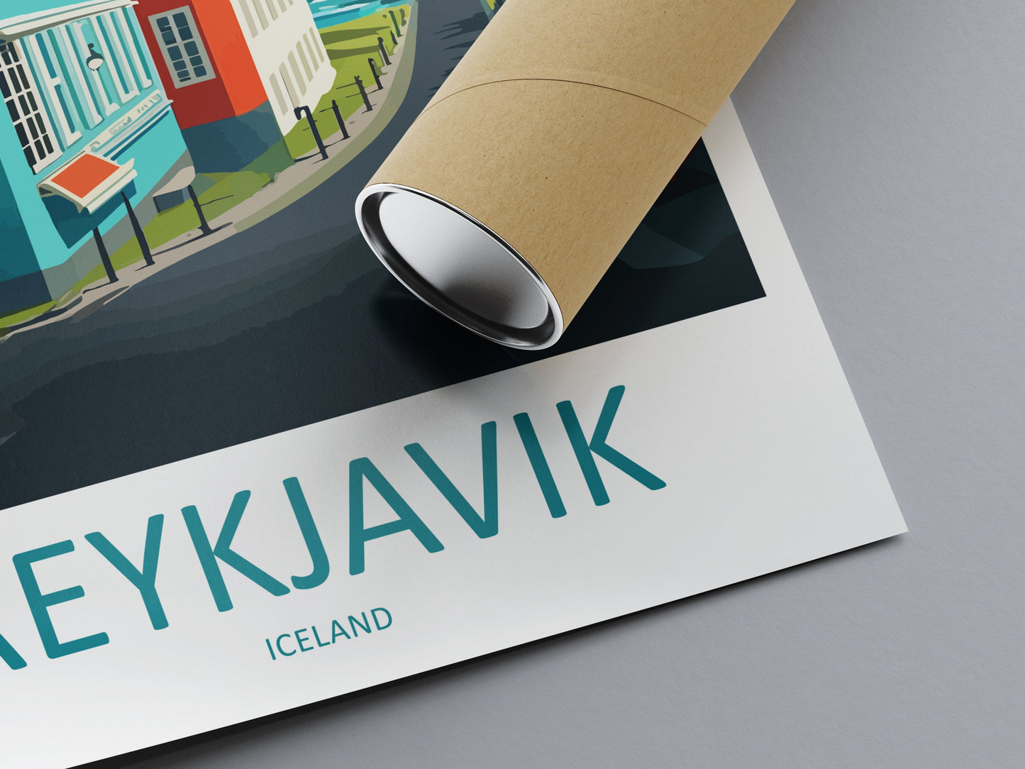 Reykjavik Travel Print Wall Art Reykjavik Wall Hanging Home Décor Reykjavik Gift Art Lovers Iceland Art Lover Gift Reykjavik Wall Decor