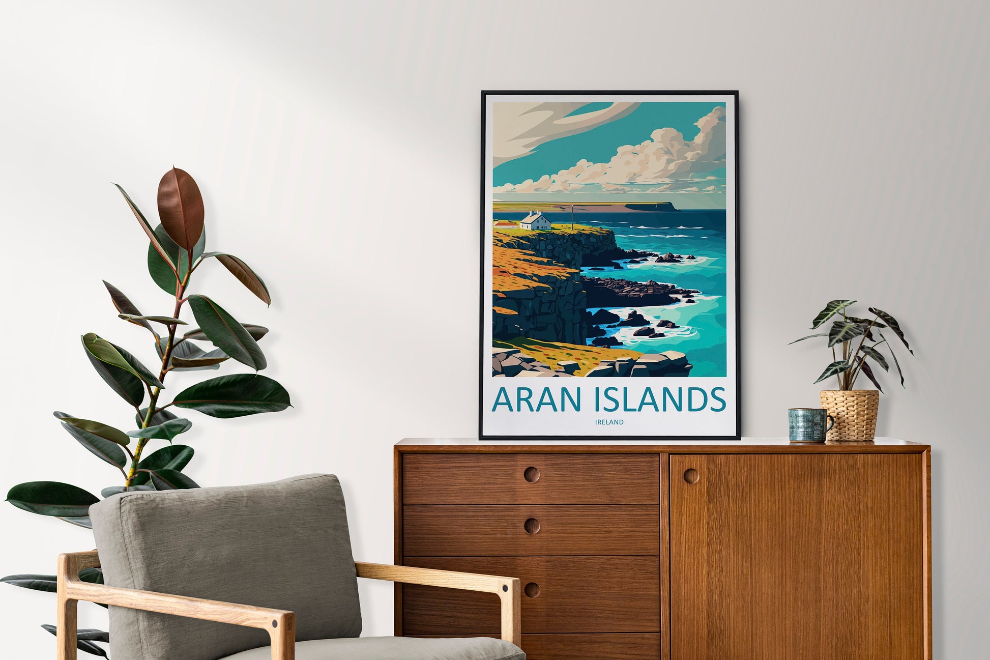 Aran Islands Print Aran Islands Home Decor Landscape Art Print Aran Islands Wall Art for Ireland Enthusiast Gift Wall Hanging Aran Islands