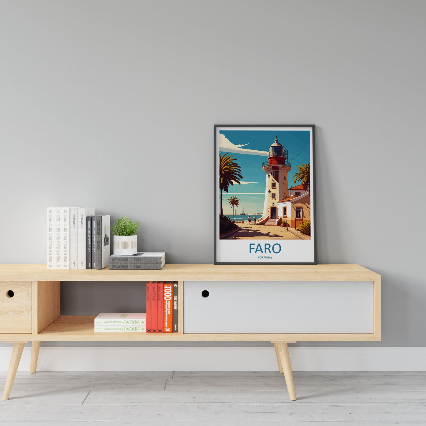 Faro Travel Print Wall Art Faro Wall Hanging Home Décor Faro Gift Art Lovers Portugal Art Lover Gift Faro Wall Décor Faro Travel Decor