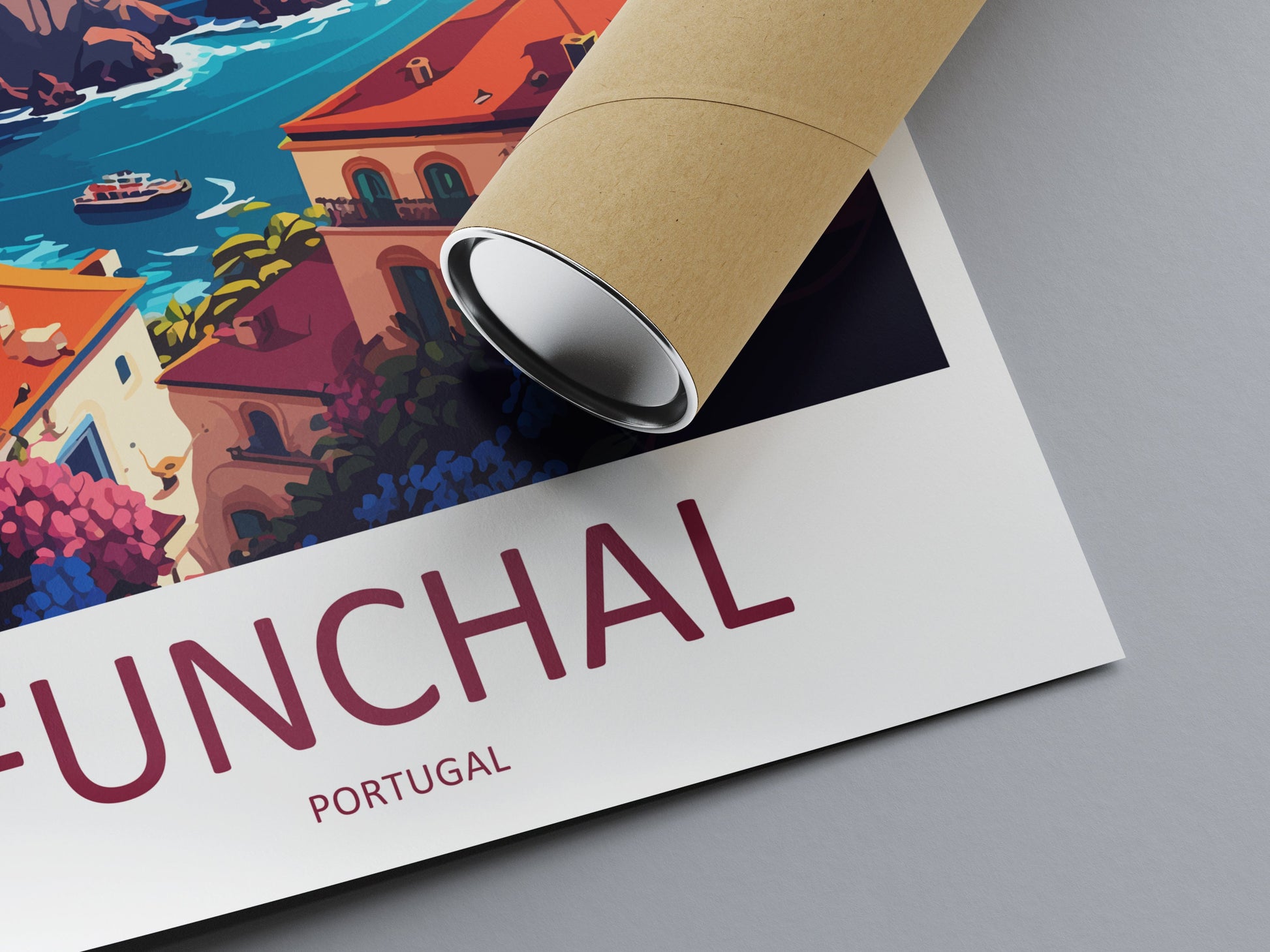 Funchal Travel Print Wall Art Funchal Wall Hanging Home Décor Funchal Gift Art Lovers Portugal Art Lover Gift Funchal Wall Décor Funchal Art