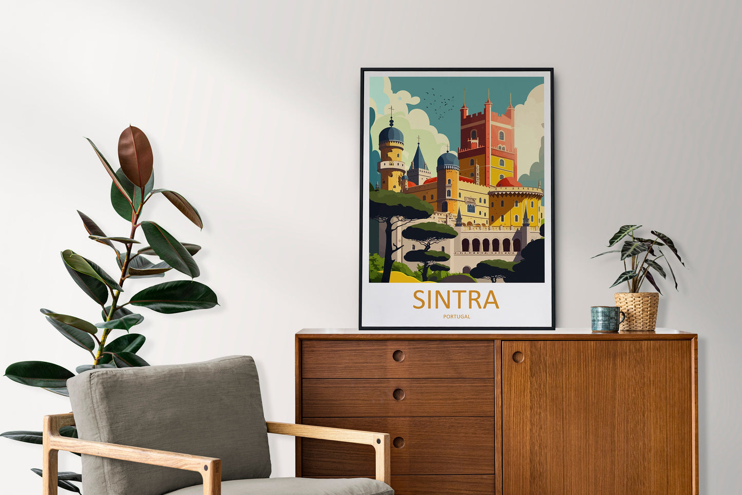 Sintra Travel Print Wall Art Sintra Wall Hanging Home Décor Sintra Gift Art Lovers Portugal Art Lover Gift Sintra Wall Décor Sintra Travel