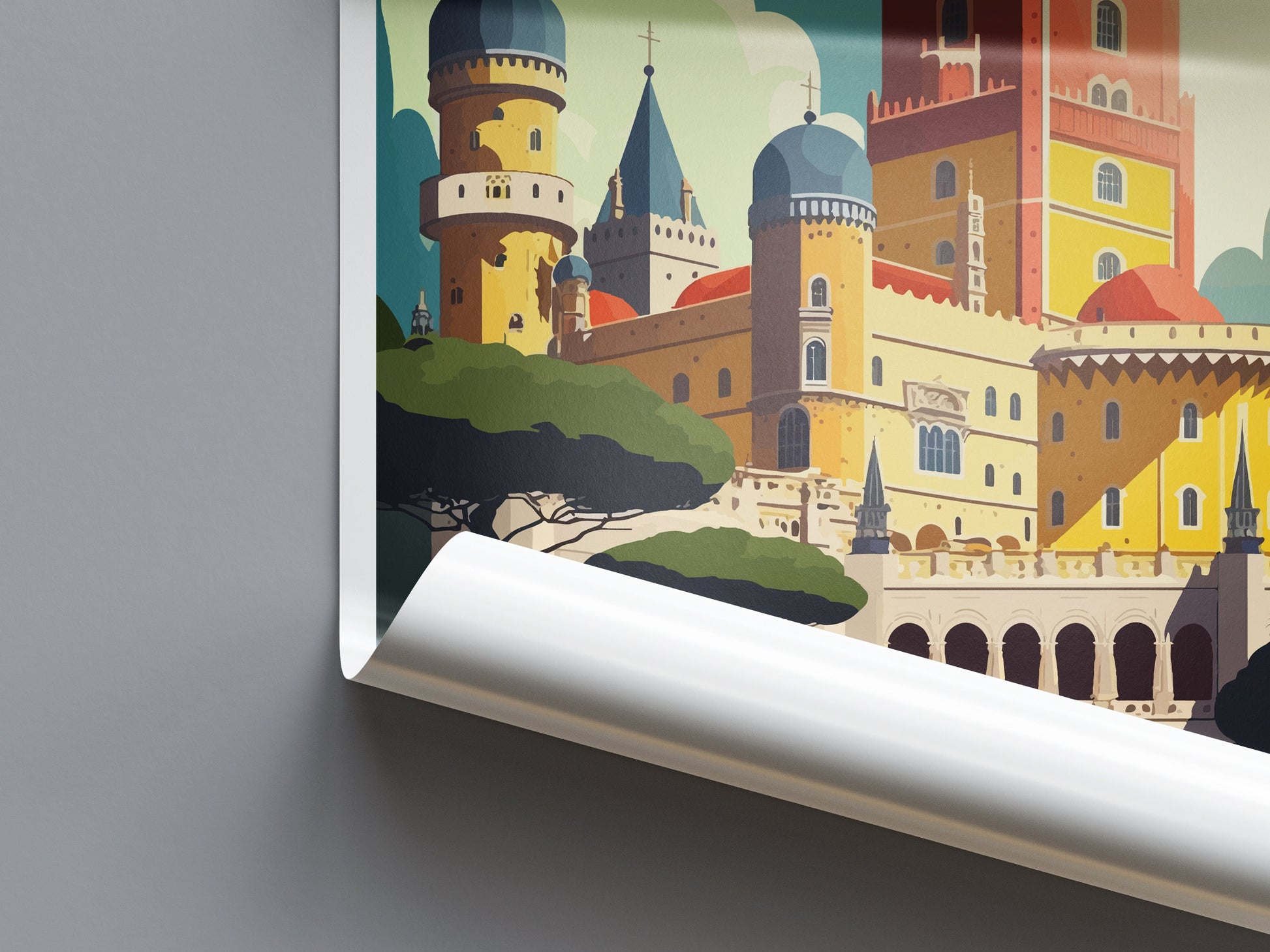 Sintra Travel Print Wall Art Sintra Wall Hanging Home Décor Sintra Gift Art Lovers Portugal Art Lover Gift Sintra Wall Décor Sintra Travel