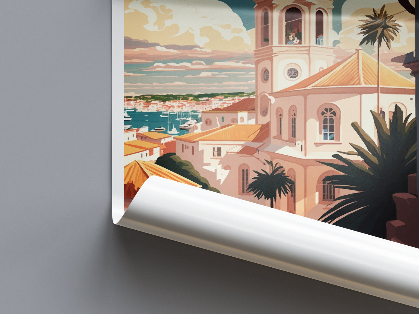 Tavira Travel Print Wall Art Tavira Wall Hanging Home Décor Tavira Gift Art Lovers Portugal Art Lover Gift Tavira Wall Décor Tavira Travel