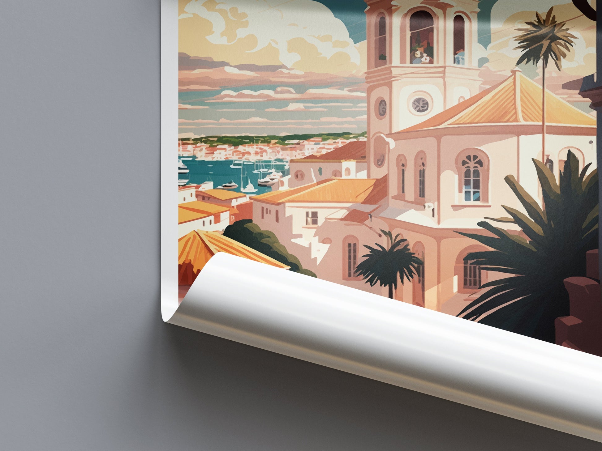 Tavira Travel Print Wall Art Tavira Wall Hanging Home Décor Tavira Gift Art Lovers Portugal Art Lover Gift Tavira Wall Décor Tavira Travel