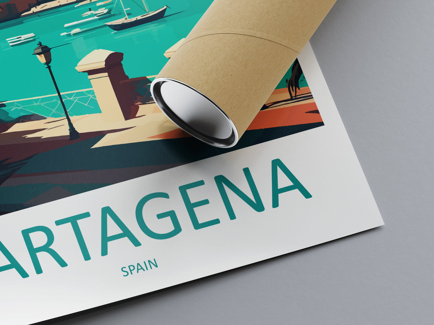 Cartagena Travel Print Wall Art Cartagena Wall Hanging Home Décor Cartagena Gift Art Lovers Spain Art Lover Gift Cartagena Wall Décor