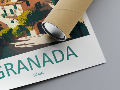 Granada Travel Print Wall Art Granada Wall Hanging Home Décor Granada Gift Art Lovers Spain Art Lover Gift Granada Wall Décor Granada Art
