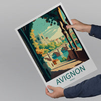 Avignon Print Avignon Home Decor Landscape Art Print Avignon Wall Art for France Enthusiast Gift Wall Hanging Avignon France Wall Poster Art
