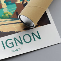 Avignon Print Avignon Home Decor Landscape Art Print Avignon Wall Art for France Enthusiast Gift Wall Hanging Avignon France Wall Poster Art