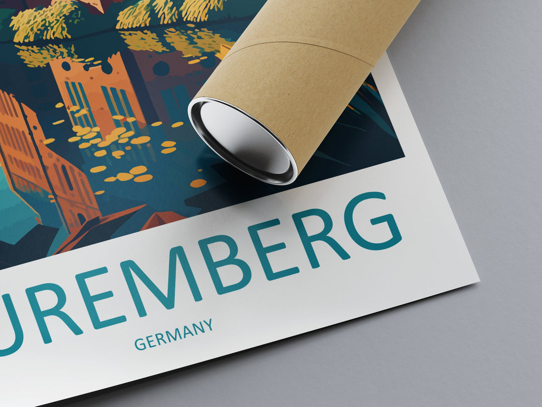 Nuremberg Travel Print Wall Art Nuremberg Wall Hanging Home Decoration Nuremberg Gift Art Lovers Wall Art Print Art Nuremberg Germany Poster
