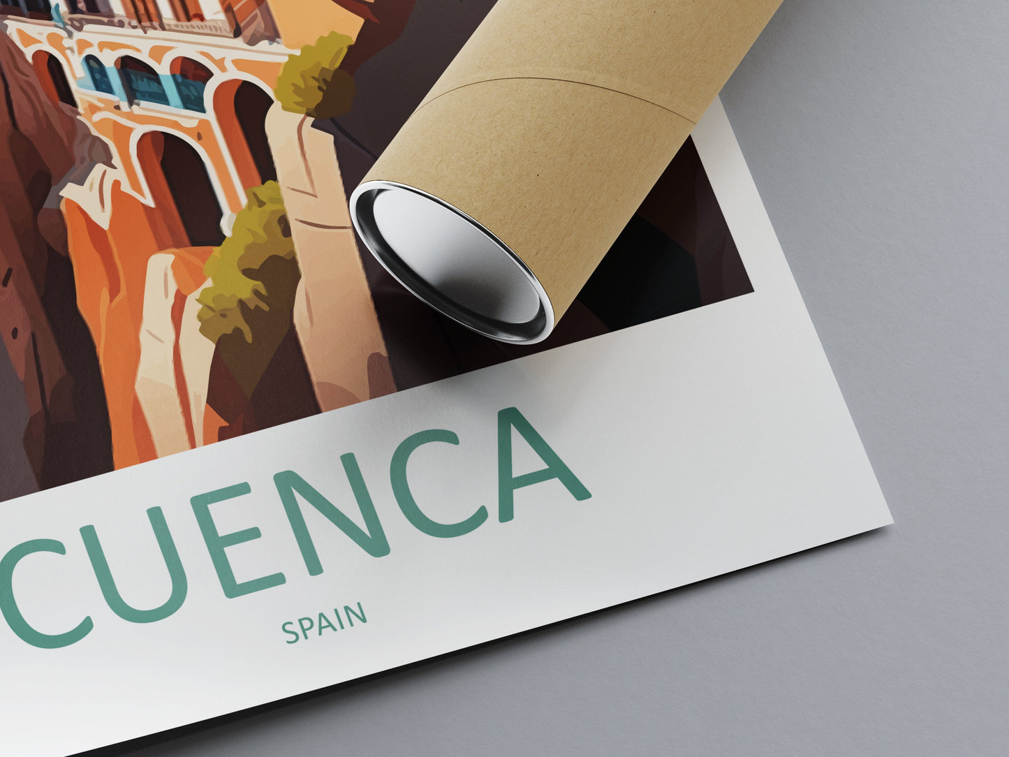 Cuenca Travel Print Wall Art Cuenca Wall Hanging Home Décor Cuenca Gift Art Lovers Spain Art Lover Gift Cuenca Wall Décor Cuenca Spain Print