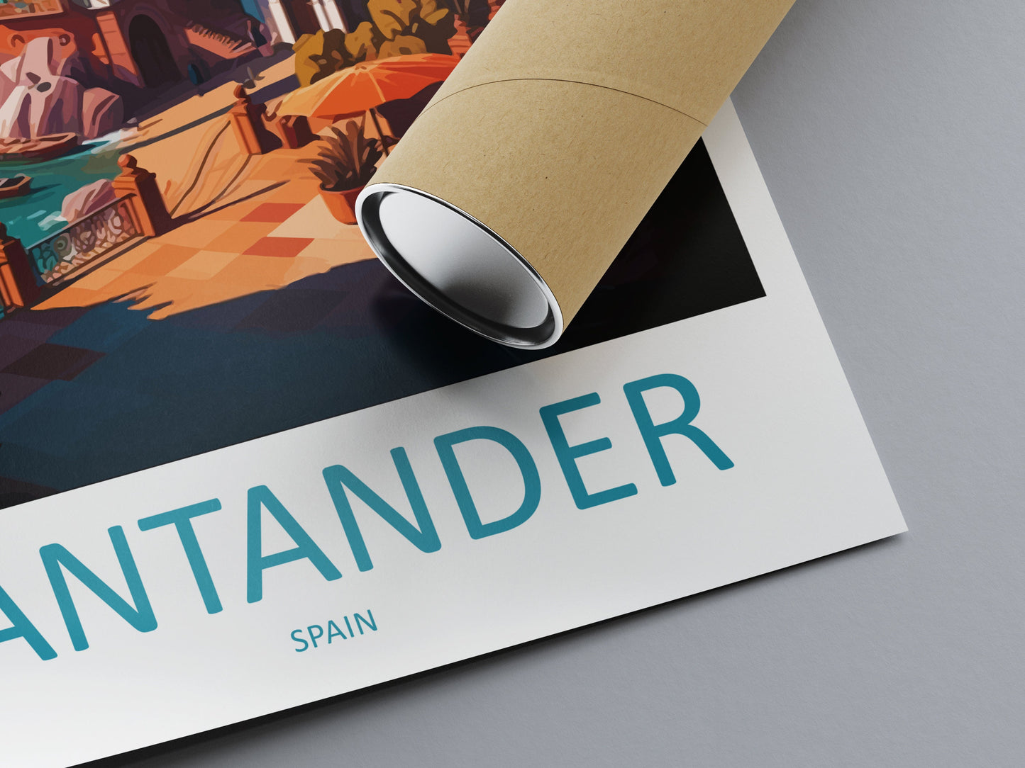 Santander Travel Print Wall Art Santander Wall Hanging Home Décor Santander Gift Art Lovers Spain Art Lover Gift Santander Print Spain Art