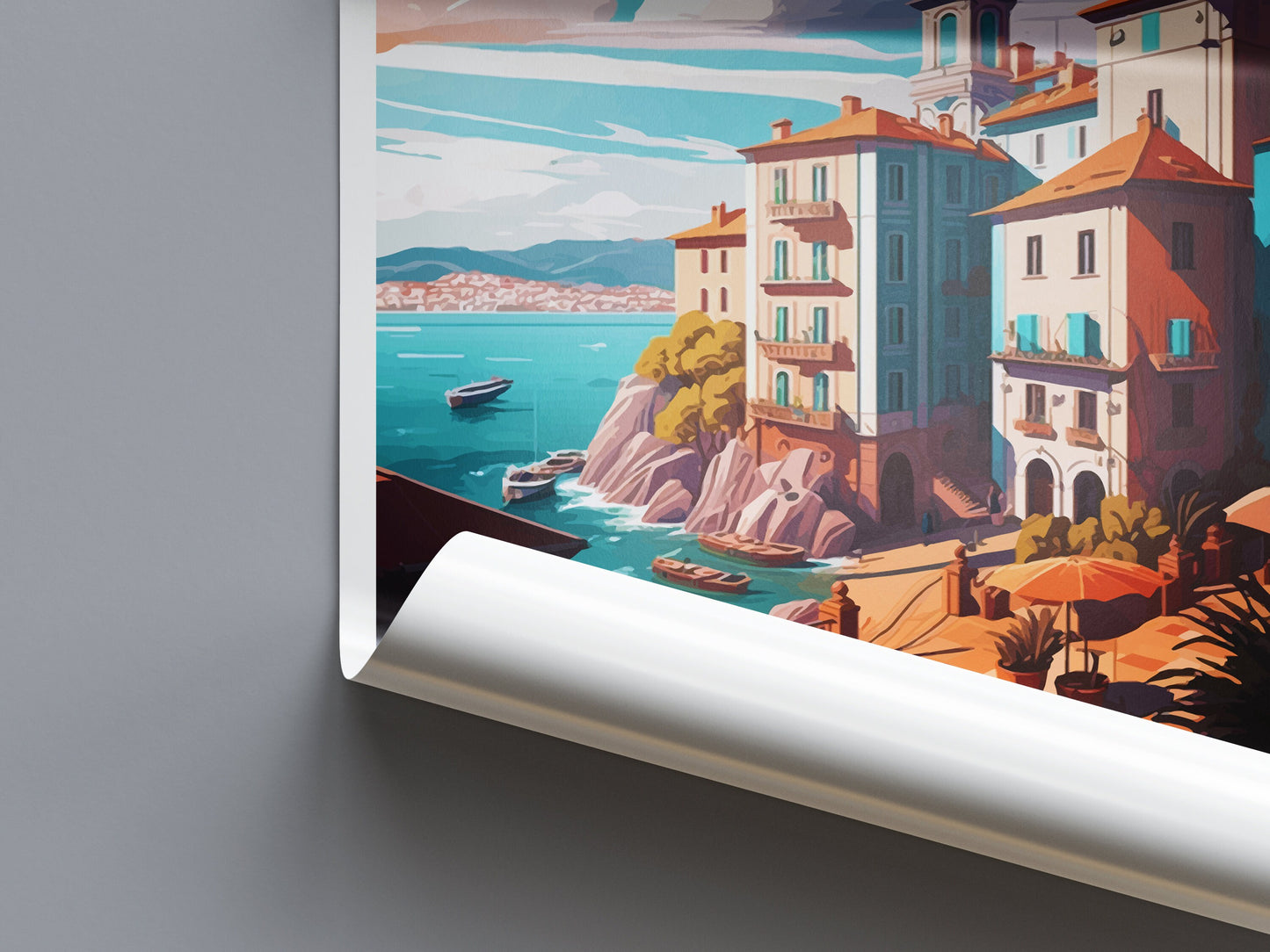 Santander Travel Print Wall Art Santander Wall Hanging Home Décor Santander Gift Art Lovers Spain Art Lover Gift Santander Print Spain Art