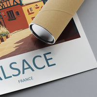 Alsace Print Alsace Home Decor Cityscape Art Print Alsace Wall Art for Travel Enthusiast Gift Wall Hanging Alsace France Wall Poster Decor