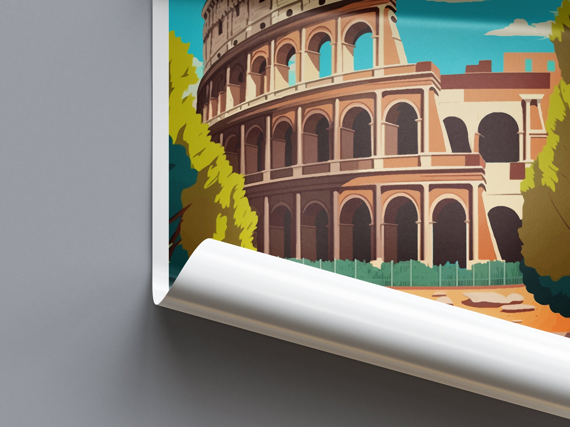 Rome Travel Print Wall Art Rome Wall Hanging Home Décor Rome Gift Art Lovers Italy Art Lover Gift Rome Print Italy Wall Art Decor