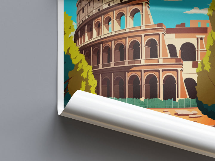 Rome Travel Print Wall Art Rome Wall Hanging Home Décor Rome Gift Art Lovers Italy Art Lover Gift Rome Print Italy Wall Art Decor