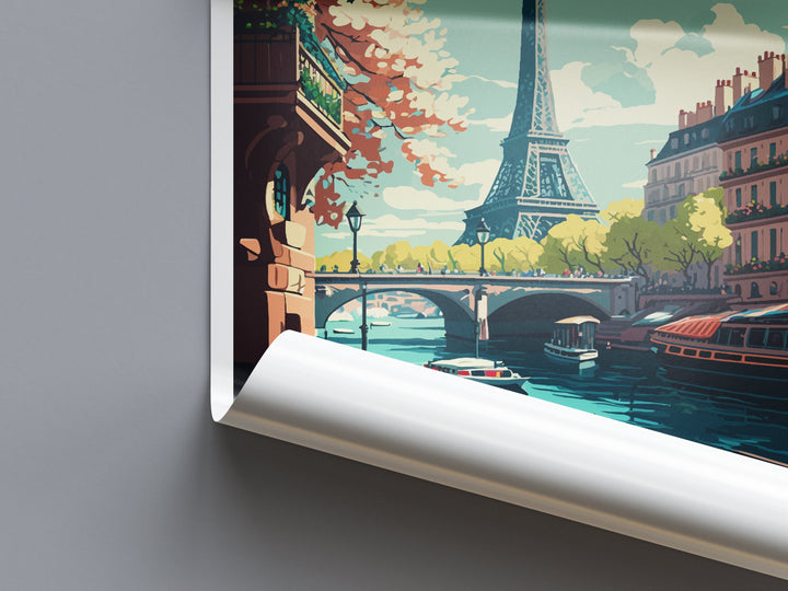 Paris Travel Print Wall Art Paris Wall Hanging Home Décor Paris Gift Art Lovers France Art Lover Gift Paris Print France Wall Art Décor