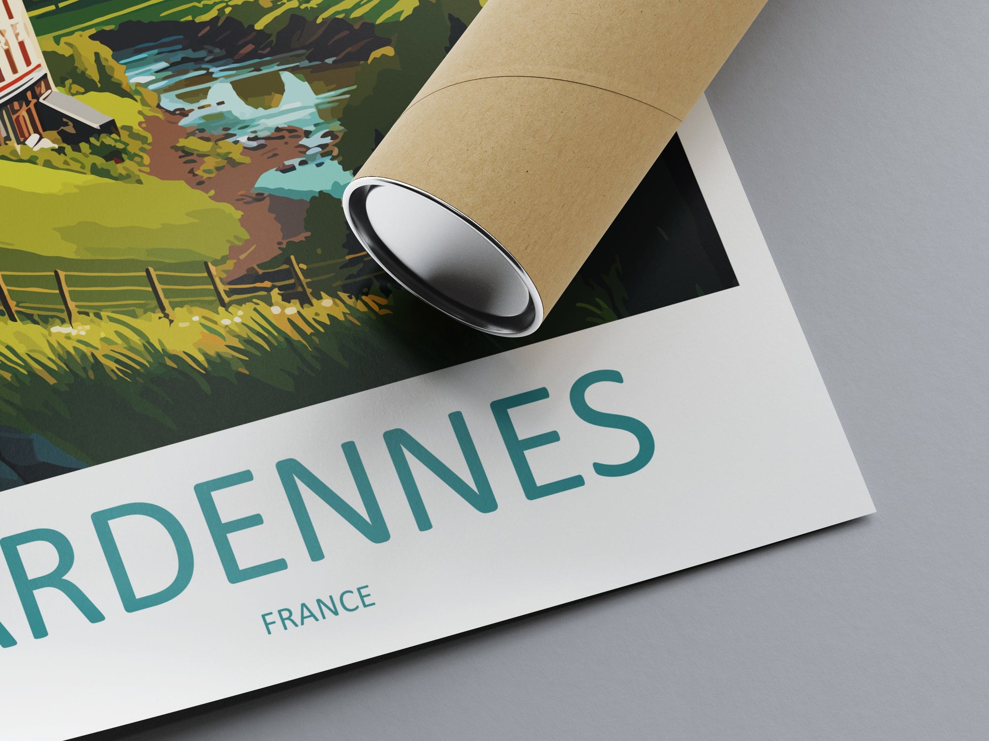 Ardennes Travel Print Wall Art Ardennes Wall Hanging Home Décor Ardennes Gift Art Lovers France Art Lover Gift Ardennes Print France Artwork