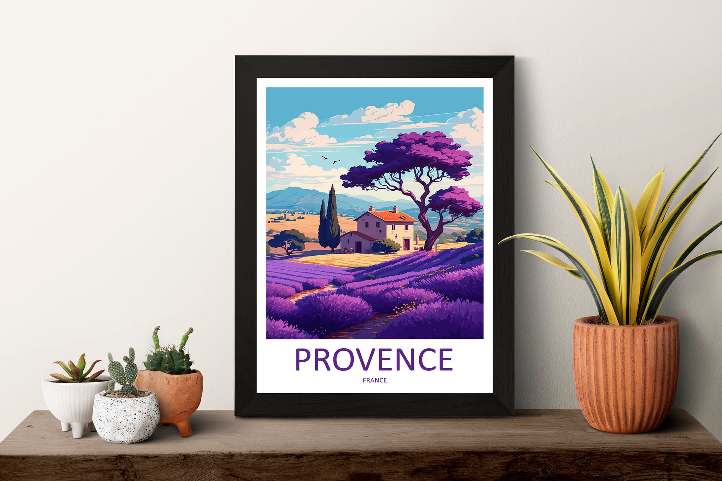 Provence Travel Print Wall Art Provence Wall Hanging Home Décor Provence Gift Art Lovers France Art Lover Gift Provence Art Provence Art