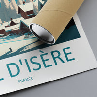 Val d'isere Travel Print Wall Art Val d'isere Wall Hanging Home Décor Val d'isere Gift Art Lovers Ski Art Lover Gift Val d'isere Print Ski