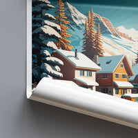 Val Thorens Travel Print Wall Art Val Thorens Wall Hanging Home Décor Val Thorens Gift Art Lovers Ski Art Lover Gift Val Thorens Print Ski