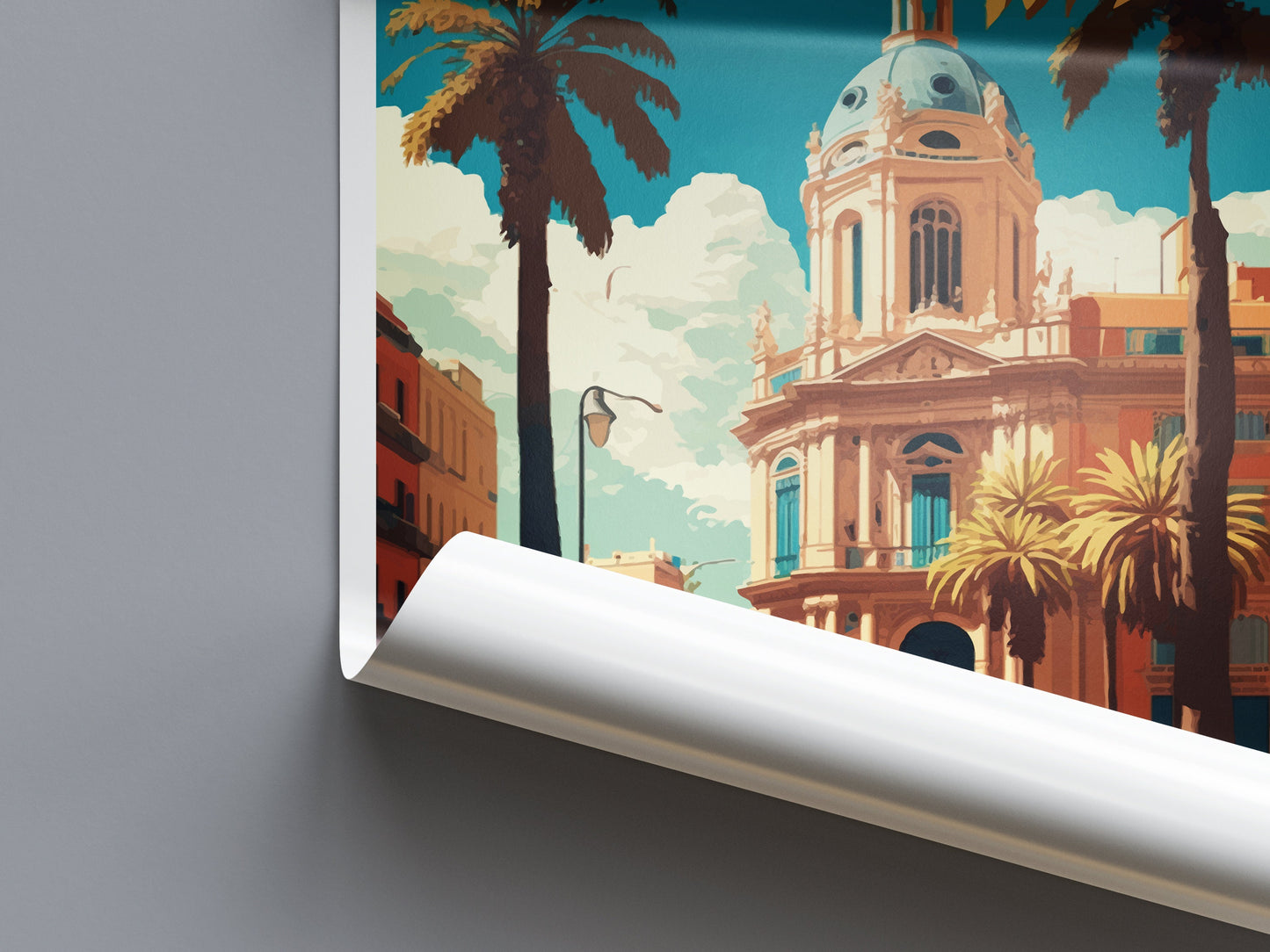Valencia Travel Print Wall Art Valencia Wall Hanging Home Décor Valencia Gift Art Lovers Spain Art Lover Gift Valencia Print Spain Wall Art