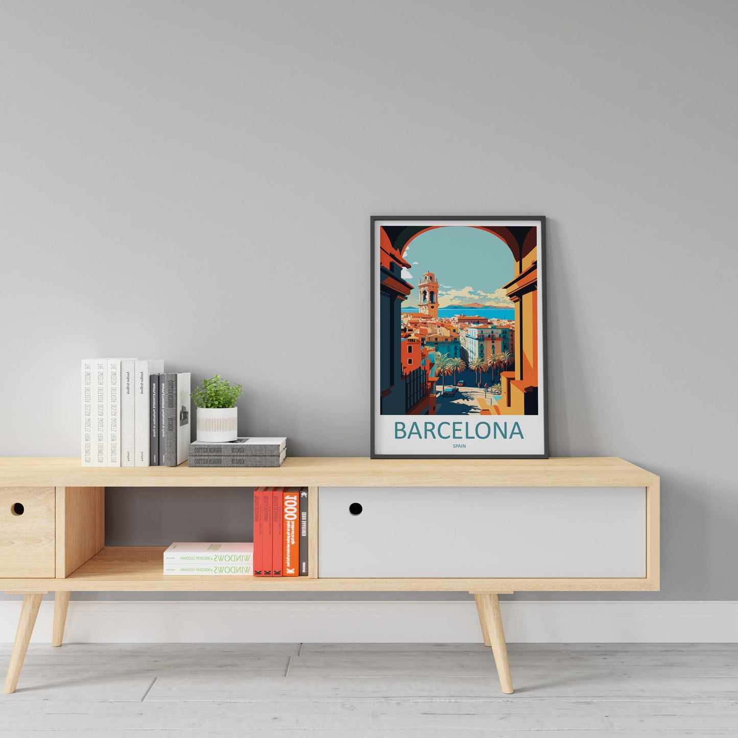 Barcelona Travel Print Wall Art Barcelona Wall Hanging Home Décor Barcelona Gift Art Lovers Spain Art Lover Gift Barcelona Print Spain Art
