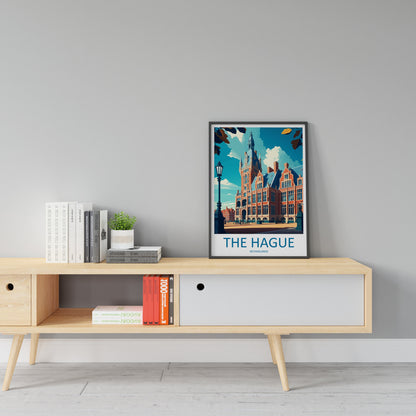 The Hague Travel Print Wall Art The Hague Wall Hanging Home Decoration The Hague Gift Art Lovers Wall Art Print The Hague Wall Décor Poster