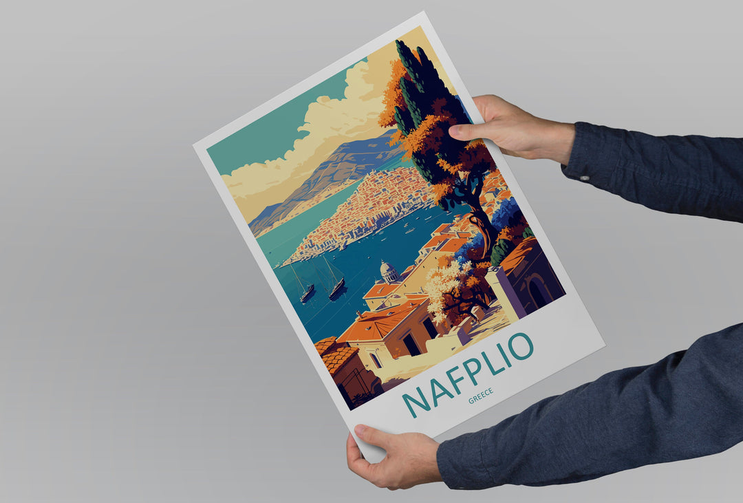 Nafplio Travel Print Wall Art Nafplio Wall Hanging Home Decoration Nafplio Gift Art Lovers Wall Art Print Nafplio Wall Décor Greece Poster