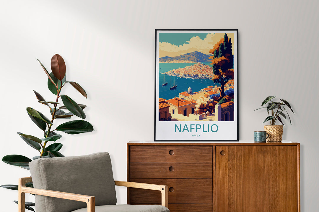 Nafplio Travel Print Wall Art Nafplio Wall Hanging Home Decoration Nafplio Gift Art Lovers Wall Art Print Nafplio Wall Décor Greece Poster
