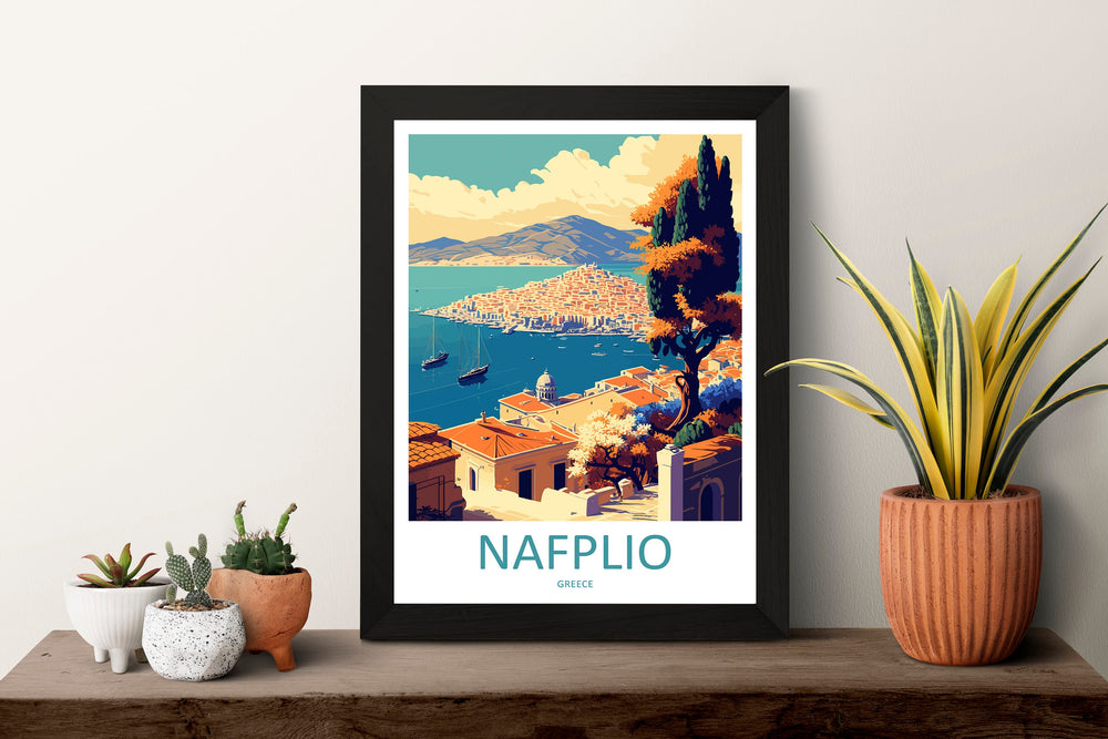 Nafplio Travel Print Wall Art Nafplio Wall Hanging Home Decoration Nafplio Gift Art Lovers Wall Art Print Nafplio Wall Décor Greece Poster