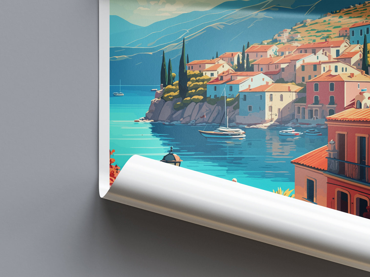 Kefalonia Travel Print Wall Art Kefalonia Greece Wall Hanging Home Decoration Kefalonia Gift Art Lovers Wall Art Print Kefalonia Wall Décor