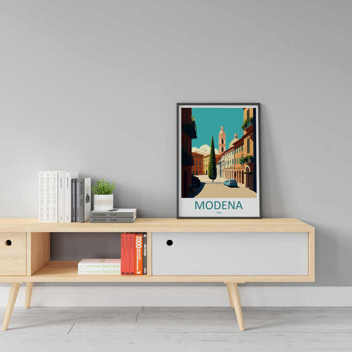 Modena Travel Print Wall Art Modena Wall Hanging Home Décor Modena Gift Art Lovers Italy Art Lover Gift Modena Print Modena Travel Gift Art