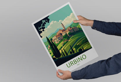 Urbino Travel Print Wall Art Urbino Wall Hanging Home Décor Urbino Gift Art Lovers Italy Art Lover Gift Urbino Print Urbino Italy Wall Print