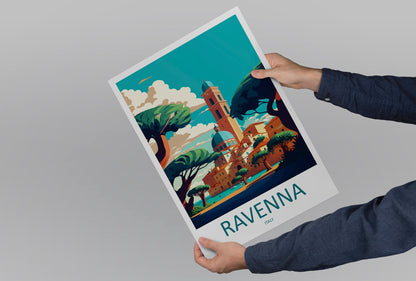 Ravenna Travel Print Wall Art Ravenna Wall Hanging Home Décor Ravenna Gift Art Lovers Italy Art Lover Gift Ravenna Print Ravenna Italy Art
