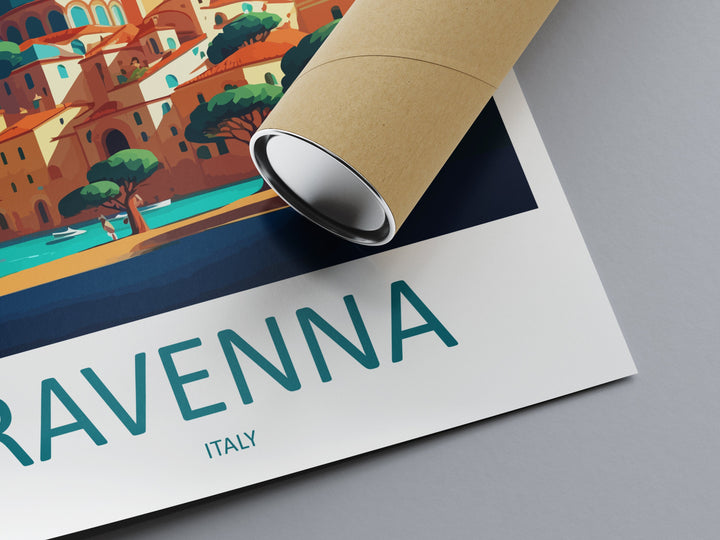 Ravenna Travel Print Wall Art Ravenna Wall Hanging Home Décor Ravenna Gift Art Lovers Italy Art Lover Gift Ravenna Print Ravenna Italy Art