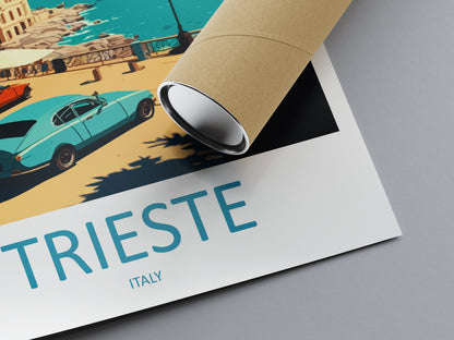 Trieste Travel Print Wall Art Trieste Wall Hanging Home Décor Trieste Gift Art Lovers Italy Art Lover Gift Trieste Print Trieste Italy Art