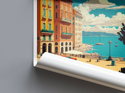 Trieste Travel Print Wall Art Trieste Wall Hanging Home Décor Trieste Gift Art Lovers Italy Art Lover Gift Trieste Print Trieste Italy Art