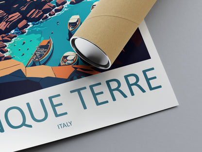 Cinque Terre Travel Print Wall Art Cinque Terre Italy Wall Hanging Home Decoration Cinque Terre Gift Art Lovers Wall Art Print Patmos Italy