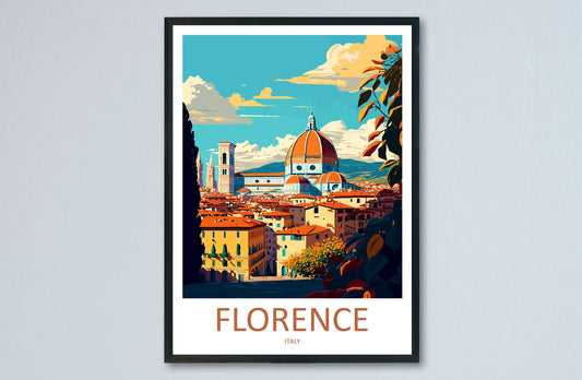 Florence Travel Print Wall Art Florence Italy Wall Hanging Home Decoration Florence Gift Art Lovers Wall Art Print Florence Italy Wall Print