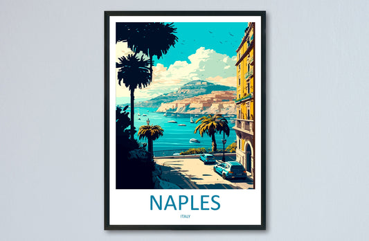 Naples Travel Print Wall Art Naples Italy Wall Hanging Home Decoration Naples Gift Art Lovers Wall Art Print Naples Italy Art Naples Art