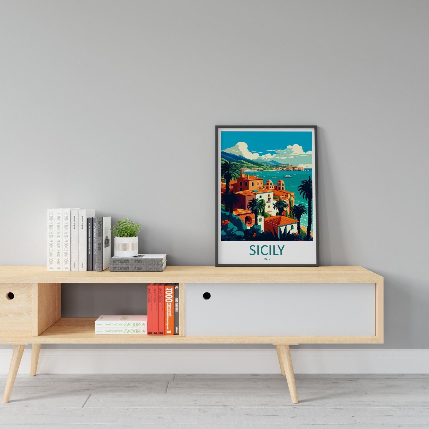Sicily Travel Print Wall Art Sicily Italy Wall Hanging Home Decoration Sicily Gift Art Lovers Wall Art Print Sicily Italy Art Sicily Poster
